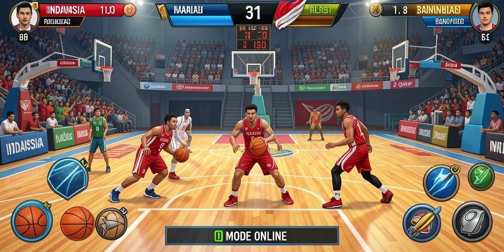 Screenshot menampilkan menu utama yang menarik.