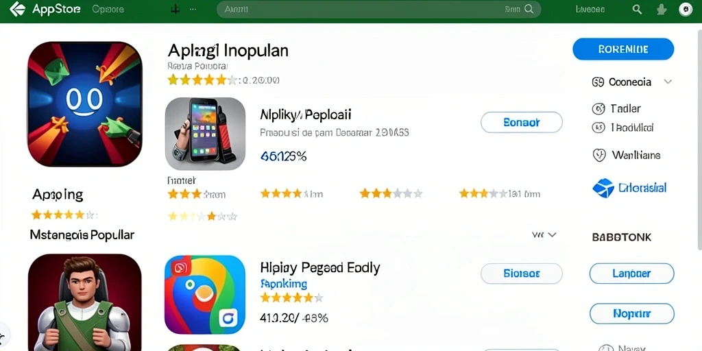 Tampilan karakter menarik dan penuh warna.