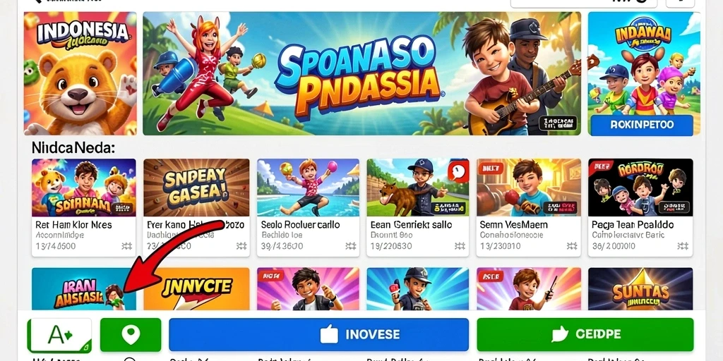 Tampilan slot yang menarik dan berwarna-warni.